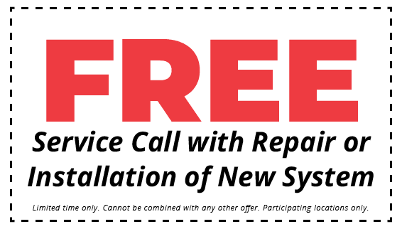 free service call with hvac repair or installation coupon
